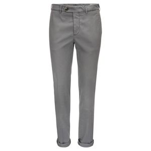 Grey Chino trousers in Pima comfort cotton gabardine 3XL 46